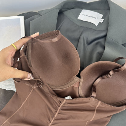 Full Body Slimming Padded Cup Body Shaper