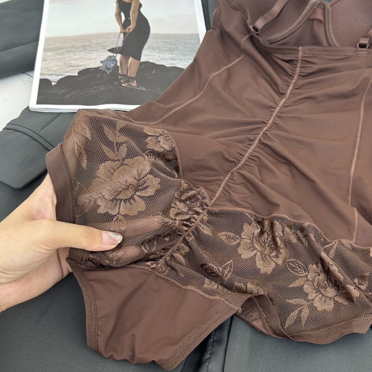 Full Body Slimming Padded Cup Body Shaper