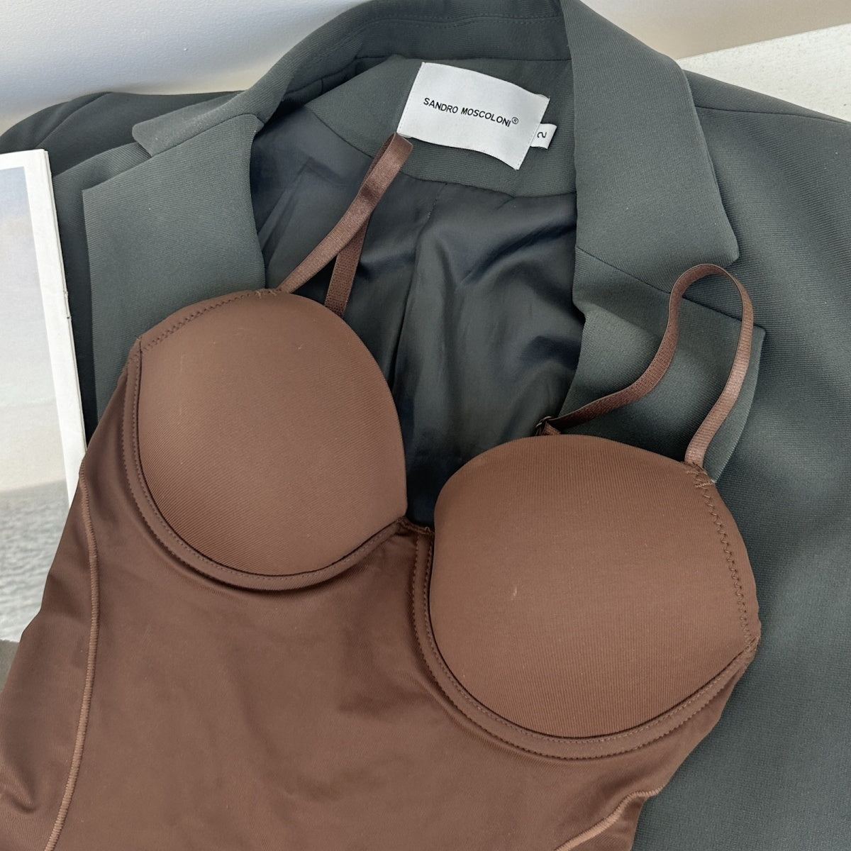 Full Body Slimming Padded Cup Body Shaper