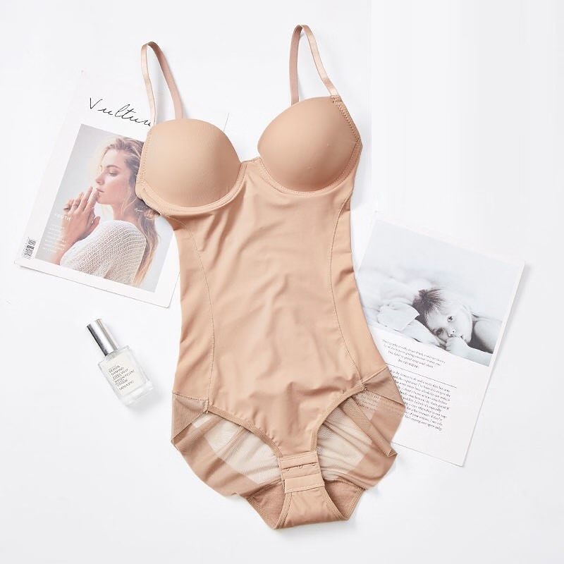 Full Body Slimming Padded Cup Body Shaper