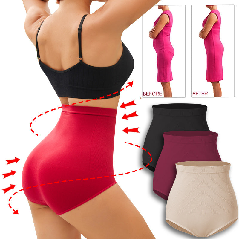Seamless High-Rise Shaping Panties – Tummy Control & Butt Lifter