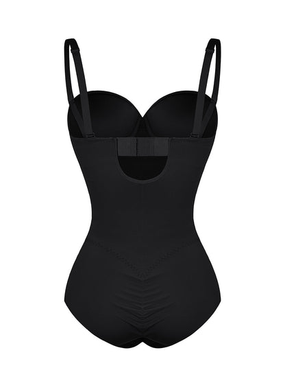 Tummy Control Cup Bra Thong Fajas Bodysuit