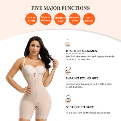 Tummy Control Butt Lifting Full Body Shaper