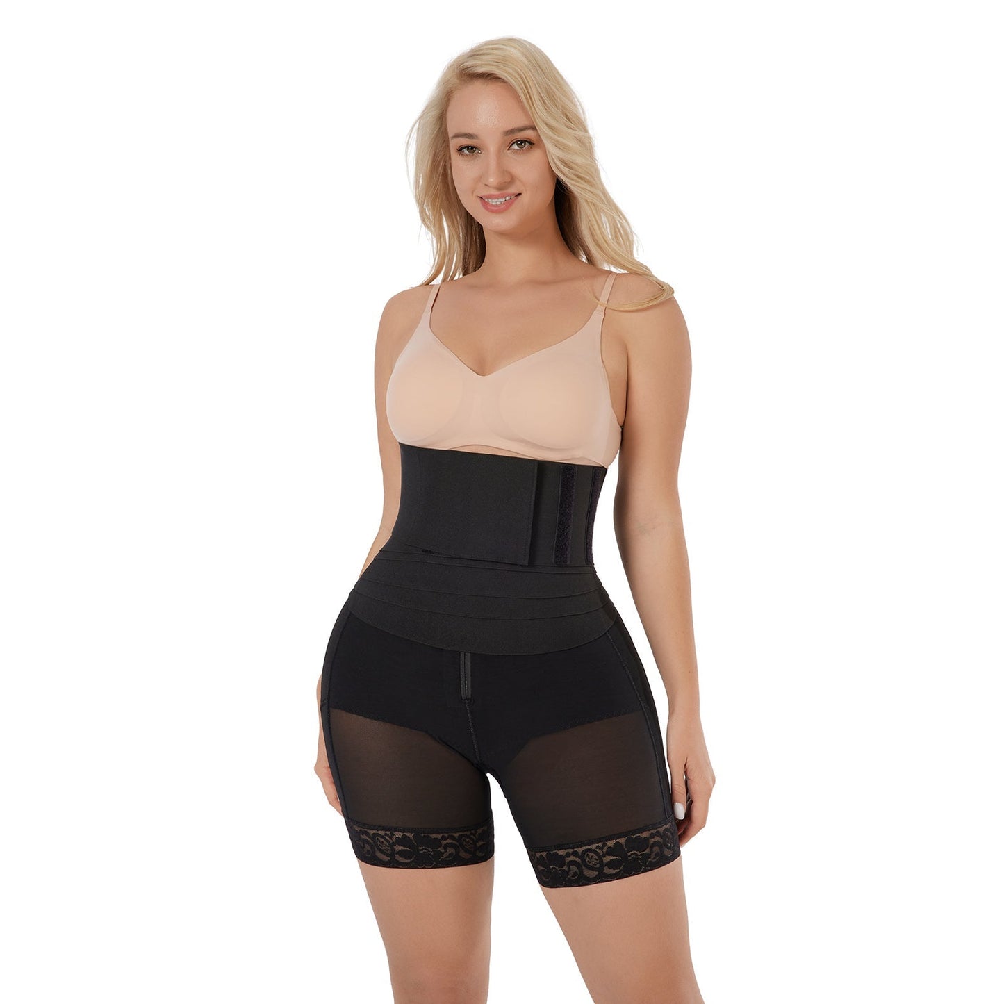 Waist Wrap Shorts Butt Lifter – Tummy Control & Slimming Waist Trainer