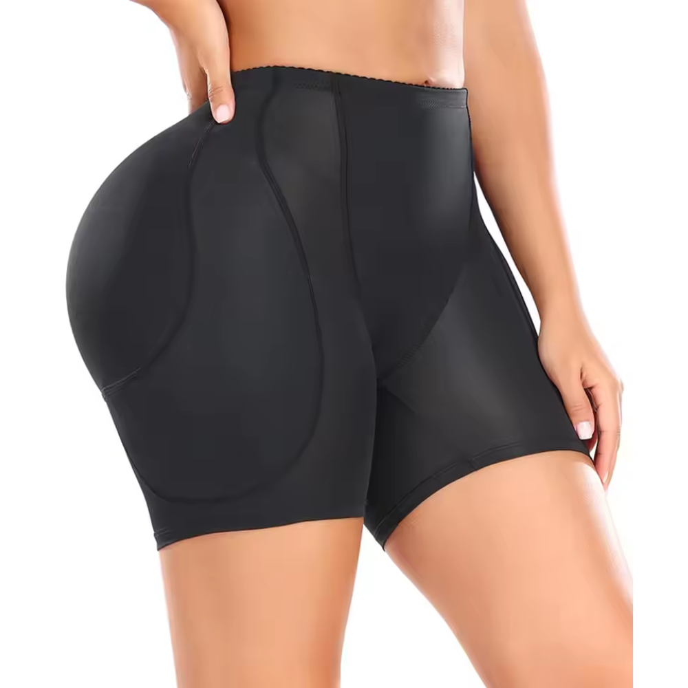 Women’s Padded Booty Lifter Shapewear – Removable 4-Pad Butt Enhancer & Tummy Control